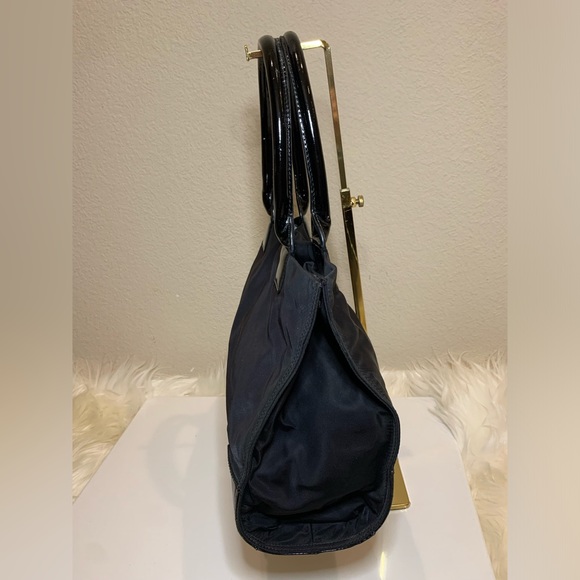 Tory Burch Ella Tote Large leather nylon bag - Picture 4 of 11